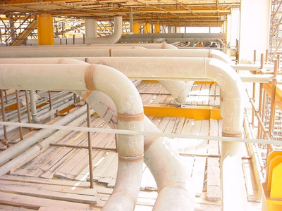 Medium above ground piping erection1